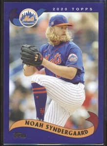 2020 Topps Archives Noah Syndergaard Purple Parallel 118/175 Mets #252 - Picture 1 of 2