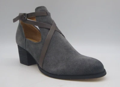 Botín Corso Como Hanna Gris Gamuza Recortado Para Mujer Talla 7 M Correas Cruzadas Foto 1 de 4