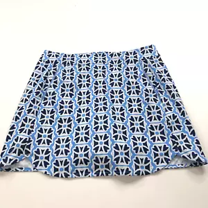 Vineyard Vines 10 (passt 32 Zoll) Reißverschluss gefütterter Skort 4" Shorts bedruckt 2R001065 LESEN - Bild 1 von 13
