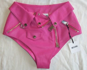 Pantalones cortos de Cuero Rosa 