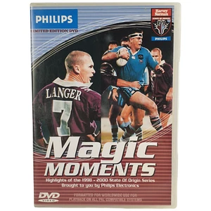 Vtg MAGIC MOMENTS 1998-2000 NRL State of Origin Rugby League Ltd Ed DVD 2001 PAL - Picture 1 of 6