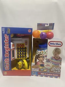 WowToyz Electronic Cash Register PlaySet & Little Tikes Milk & Cookies Kids Game - Picture 1 of 14