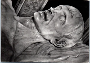 Tomba di Luigi XII e Anna di Bretagna, Senna Saint Denis, Francia cartolina RPPC - Foto 1 di 2