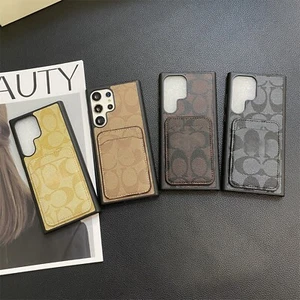 Für Samsung Galaxy S25 Ultra S24 S23 S22+ Kartenhalter Hart Handy Back Case Cover - Bild 1 von 19