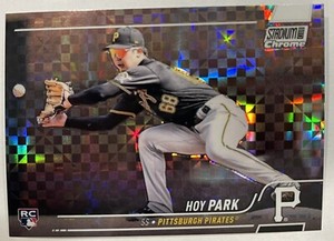 2022 Topps Stadium Club Chrome #117 Hoy Park X-fractor Pittsburgh Pirates