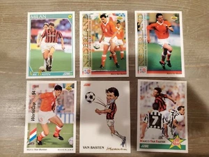Marco Van Basten 6 Card Lot. 1994 Upper Deck, 1991 Score. Holland, AC Milan - Picture 1 of 2