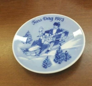 Día del Padre Fars Dag 1973 tercera edición Porsgrund Noruega placa de coleccionista q112 - Imagen 1 de 2