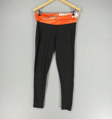 Cleveland Browns Pants Womens Medium Black Orange Slepwear Team Apparel Cover