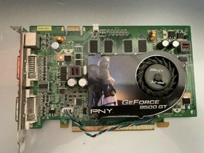 PNY GeForce 9500 GT 512MB DDR2 128-Bit 2x DVI PCI-E VCG955512GXPB - Image 1 of 3