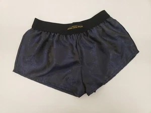 hand made BLACK woman silk paisley night shorts, boy short, made in france - Picture 1 of 2