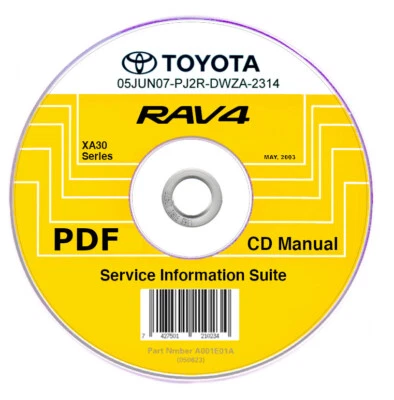 Toyota RAV4  (2006-2013) manuale officina riparazione su cd - Immagine 1 di 4