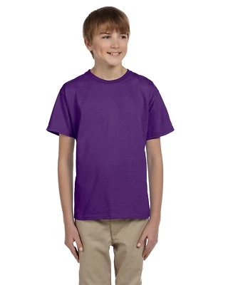 Gildan Youth T-Shirt 100% Cotton Short Sleeves Ultra Cotton M-G200B - Image 1 of 2