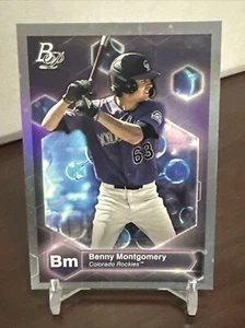 2022 Bowman Platinum Benny Montgomery PRECIOUS ELEMENTS #PE-6 Rockies - Picture 1 of 1