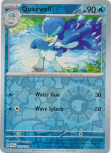 x4 Quaxwell - 051/193 - Uncommon - Reverse Holo Pokemon SV02 Paldea Evolved M/NM - Picture 1 of 1