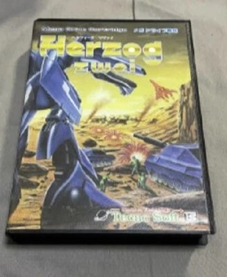 Herzog Zwei BOXED Mega Drive Genesis 1989 simulation game from Japan w/tracking# - Image 1 of 4