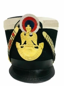Nepoleonic French Napoleonic Shako Helmet, GRENEDIER SHAKO HELMET + WHITE POMPOM - Picture 1 of 7