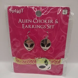 Juego de pendientes gargantilla Spirit Alien, NUEVO - Imagen 1 de 2