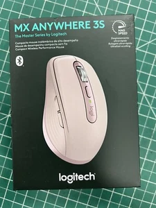 Logitech MX Anywhere 3S Compact Wireless Mouse - Pink New - Picture 1 of 2