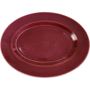 Plato para servir ovalado granate de cocina Homer Laughlin Kraft Fiesta de 11 - Imagen 1 de 3