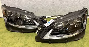 Lexus Genuine LS460 LS600h 2013-2017 LED Headlight Lamp Left Right Pair OEM JDM - Picture 1 of 12