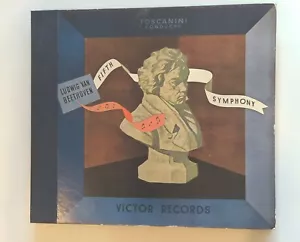 Beethoven “Symphony No. 5, In C Minor” - Victor Set # M-640-8 Red Seal Program - Picture 1 of 5