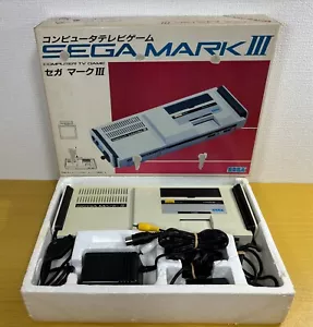 Tested SEGA MARK 3 Console Japan Import with box Joy Pad RAPID FIRE SET - Picture 1 of 24