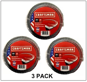 Línea de recortadora Craftsman .095" pulgadas x 40' pies NUEVA (PAQUETE DE 3) - Imagen 1 de 3