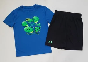 Camicia e pantaloncini ragazzo nike UNDER ARMOUR set grafico 2 pezzi taglie 5, 6 o 7: nuovi con etichette - Foto 1 di 3