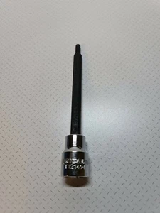 Llave hexagonal larga métrica 3/8" unidad 4 mm tridente T121404 - Imagen 1 de 4