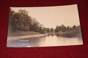 Indian River, Michigan Postkarte - Echtfoto RPPC - Bild 1 von 2