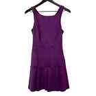 ASOS (6 US) Tennis Dress Drop Waist Pleated Mini Purple Stretchy Womens
