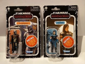 Star Wars RETRO SAMMLUNG Konvolut Lot MANDALORIAN & CARA DUNE 3,75 in der Hand NEU - Bild 1 von 7