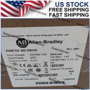 1PC 2097-V34PR5 New Allen Bradley Kinetix 300 Servo Driver 2097 V34PR5 US AB - Picture 1 of 2