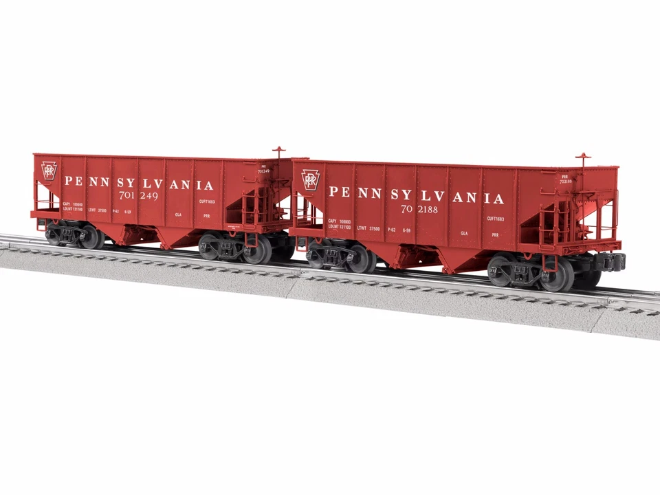Lionel Trains 2326490 Pennsylvania GLA Hopper 2-Pack, O Gauge, NIB - Image 1 of 1