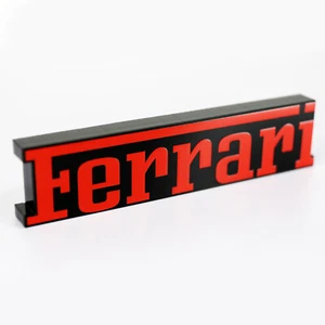 Ferrari Self Standing 3D Logo Sign - Picture 1 of 4