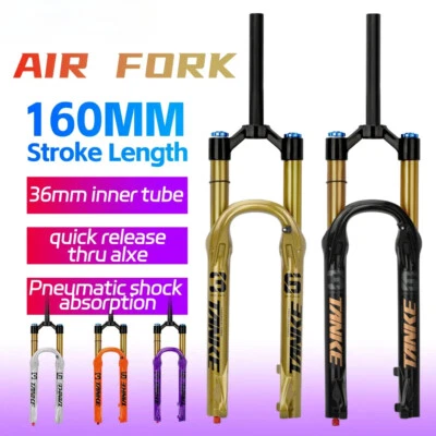 Mountain Bike Suspension Air Fork Rebound Adjustment 26/27.5/29In 160MM Travel - Image 1 of 4