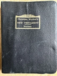 Christian Worker’s New Testament, Vintage 1924 King James Version Bible Book. - Picture 1 of 11