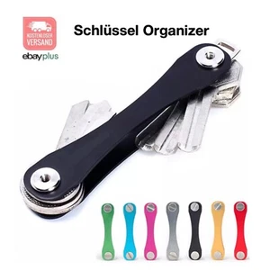 Schlüssel Organizer Schlüsselbund Alu Key Holder Etui Anhänger Schlüssel Halter - Imagen 1 de 15