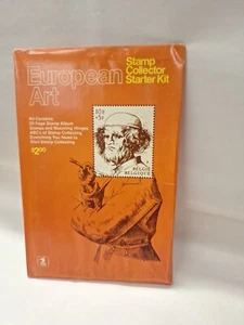 Kit collezione francobolli arte europea. Contiene album da collezione di 20 pagine, francobolli... - Foto 1 di 2