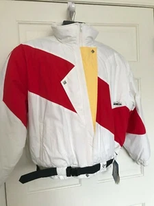 NEW TAGS Vintage 90's Obermeyer Womens Ski Snowboard Jacket  Color Block 16 - Picture 1 of 11