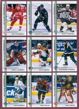 2000-01 BAP BE A PLAYER MEMORABILIA ROOKIE NHL HOCKEY CARD 375 TO 512 SEE LIST