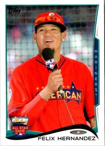 2014 Topps Update Felix Hernandez #US-234 Seattle Mariners Baseball Card - Picture 1 of 2