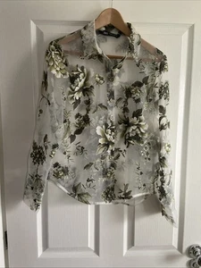 Zara Floral Shirt, Size s - Picture 1 of 5