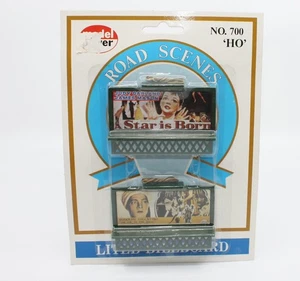 Model Power 700 HO Scale Lighted Billboards  (Pack of 2) - Picture 1 of 2