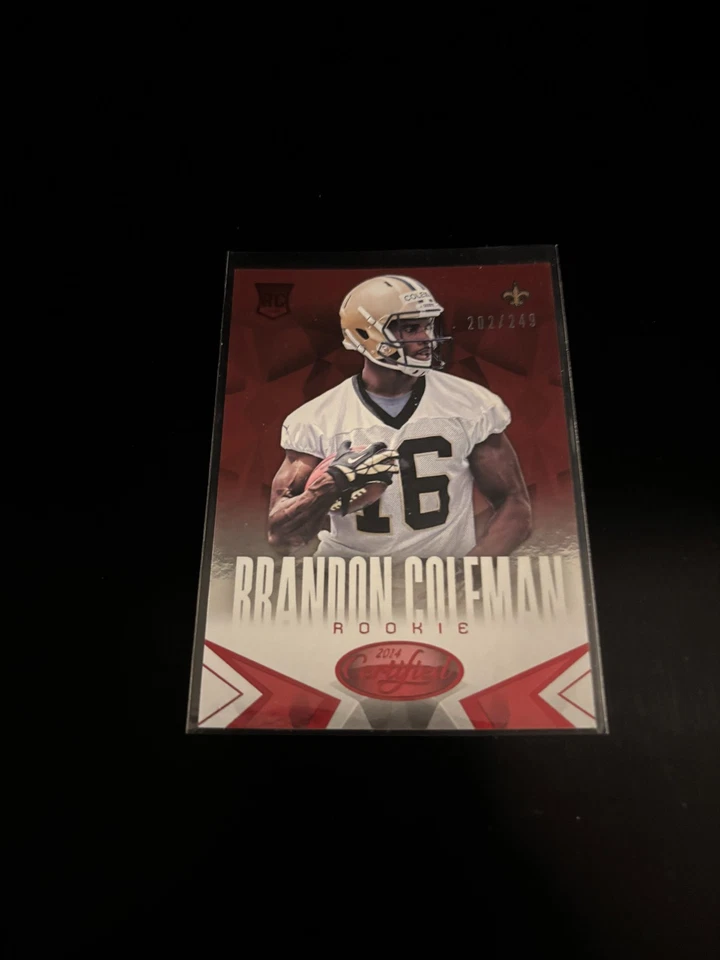 Brandon Coleman 2014 Panini Certified Red /249 RC Saints 105 - Image 1 of 2