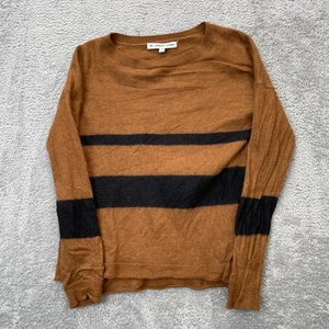 The Cashmere Project Pullover Damen Extra Small braun gestreift Strick Seitenschlitz - Bild 1 von 7