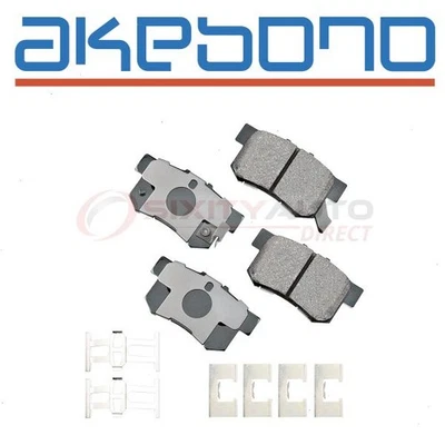 Akebono Pro-ACT Rear Disc Brake Pad Set for 1999-2004 Acura RL - Braking la - Image 1 of 4