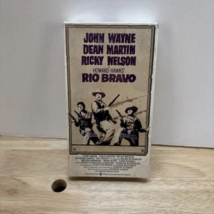 Rio Bravo VHS 1990 Warner Bros. Pictures John Wayne Dean Martin Western - Picture 1 of 6