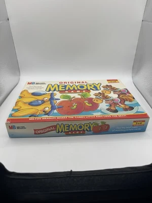 MILTON BRADLEY ORIGINAL MEMORY GAME COMPLETE INSTRUCTIONS 1996 - Image 1 of 4