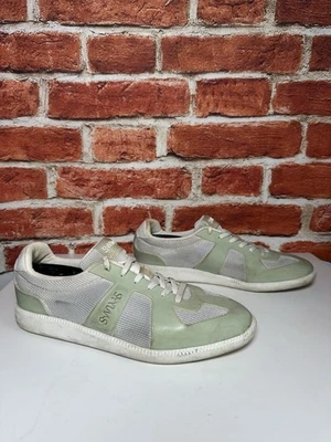 Swims Luca Men's Comfort Trainers Green Grey Size UK 7 Canvas Rubber Lace Up - Image 1 of 4